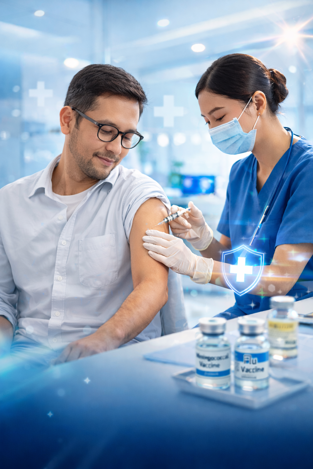 Paket Triple Protection (Meningitis, Polio & Influenza)